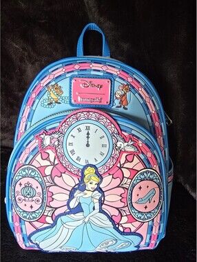 Loungefly - Cinderella Stain Glass Portrait Mini Backpack